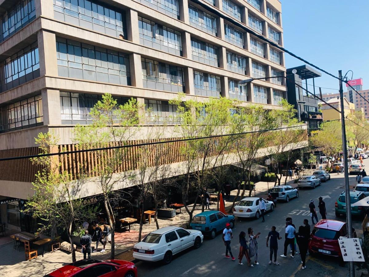 Stunning Maboneng Precinct Studio Apartment At 12 Decades Building 约翰内斯堡 外观 照片